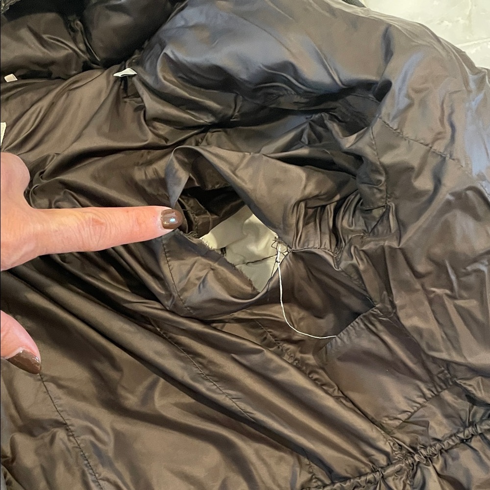 Moncler Women's Dark Brown Puffer Coat - Picture 5 of 6